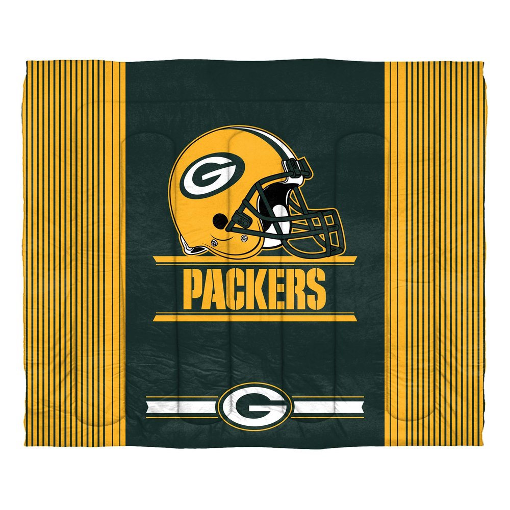 Northwest NFL Green Bay Packers Comforter and Sham Set, King, Safety