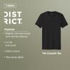 District The Concert Tee DT5000, Neon Pink, XX-Large view 4