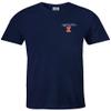 NCAA Illinois Illini Adult NCAA Sketchbook Comfort Color Short sleeve T-Shirt, Small, Denim view 1
