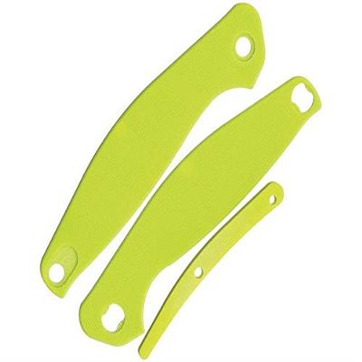 Real Steel E771 G10 Handle Set Neogreen RS1124NG