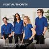 Port Authority Youth Core Classic Pique Polo Shirt Deep Forest Green view 2