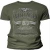 53rd Birthday Gift Shirt for Men - Vintage 1973 Aged to Perfection - Military-002-4X view 1