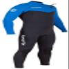 Hyperflex Men's VYRL 4/3mm Front Zip Fullsuit Black/Blue - XLS view 1