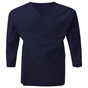 7 Encounter Unisex Multifuctional Wrap Smock With Chest And Side Pockets (Navy, S/M)