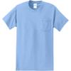 Port & Company Essential Pocket Tee-PC61P-2XL-Light Blue view 4