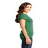 District Women's Fitted Very Important Tee L Heathered Kelly Green view 3
