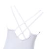YiZYiF Kids Girl's Double Strap Dancewear Cotton Ballet Gymnastic Camisole Leotard White 12-14 view 3