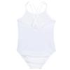 YiZYiF Kids Girl's Double Strap Dancewear Cotton Ballet Gymnastic Camisole Leotard White 12-14 view 4