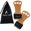 AEOLOS Leather Gymnastics Hand Grips-Great for Gymnastics,Pull up,Weight Lifting,Kettlebells and Cross Training (Brown(2 Layers Leather), X-Small) view 1