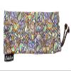 Calabria 735 Boho Paisley Soft Eyeglass Case Drawstring Purple Womens Reading Glasses Pouch Sunglasses Secure Eyewear Holder view 1