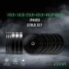 Black Bumper Plate Sets - 100 - 460 LBS of weights for Weightlifting & Strength Training | Durable, Bumper Plates For Olympic, Home & Gym Training Equipment with a Dead Bounce, Weight Plates Sets, Ideal for Power Lifting view 2
