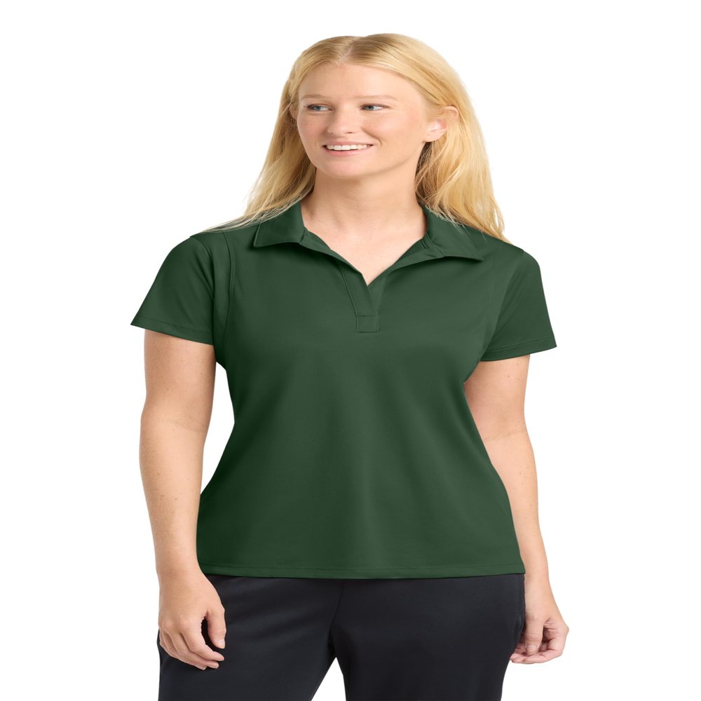 SPORT-TEK Women's Micropique Sport-Wick Polo, Forest Green, 3XL