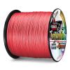 Ashconfish Braided Fishing Line-16 Strands Hollow Core Fishing Wire 1000M/1093Yards 20LB Abrasion Resistant Incredible Superline Zero Stretch Ultrathin Diameter Woven Thread Red view 3