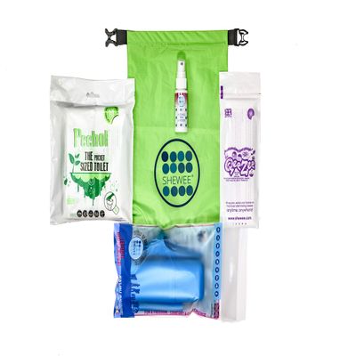 SHEWEE Car & Camp Pack -Reusable Pee Funnel  The Original Female Urination Device Since 1999! Quickly, Easily and Discreetly, Wee Standing Up Without Removing Clothing (Blue)