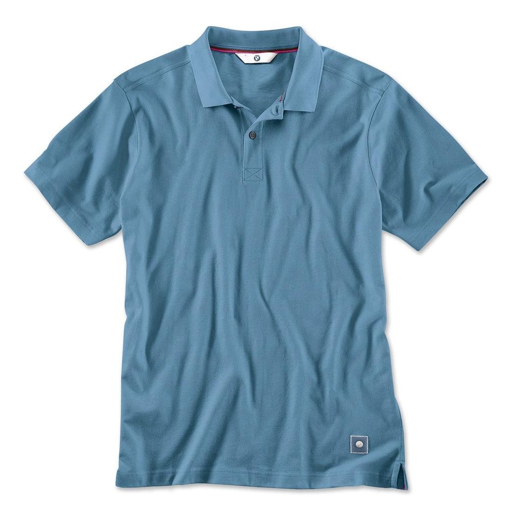 BMW Men Polo Shirt Blue Small