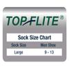 Top Flite Men's Sport Low Cut Socks With Cushioned Heel/toe 2 Pack Sockshosiery, black, Large view 2