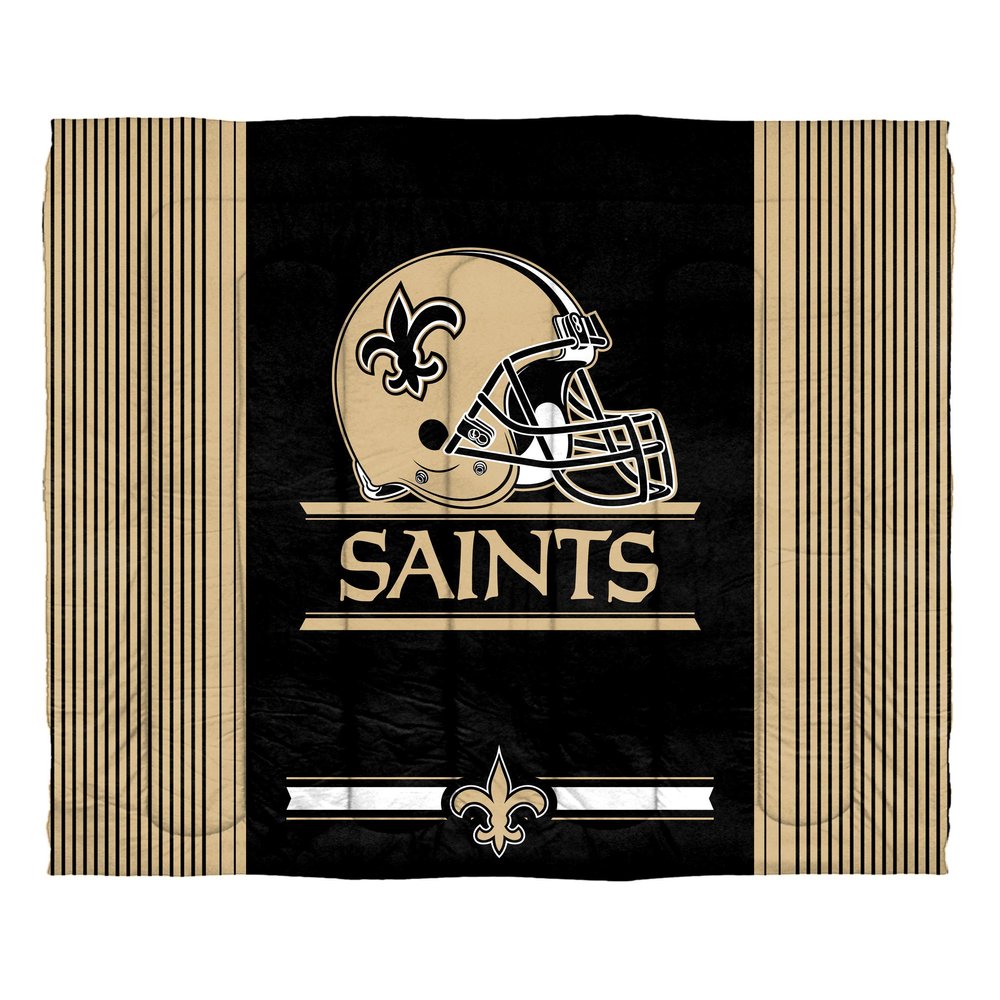 Northwest NFL New Orleans Saints Comforter and Sham Set, King, Safety