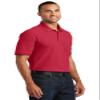 Port Authority Core Classic Pique Pocket Polo Shirt Rich Red view 4