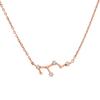 PAVOI 14K Rose Gold Plated Astrology Constellation Horoscope Zodiac Necklace 16-18" - Virgo view 1