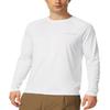 baleaf Men's Sun Protection Shirts UV SPF T-Shirts UPF 50+ Long Sleeve Rash Guard Fishing Running Quick Dry White Size XL view 1