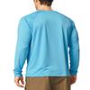 baleaf Men's Rash Guard Shirts Fishing Long Sleeve UV Sun Protection SPF T-Shirts UPF 50+ Lightweight Beach Blue Size XL view 2