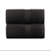 BY LORA Natural Water Absorbent Bath Sheet Towel Set  Oversized, Soft, Eco-Friendly Terry Cotton Towels for Home and Spa - Charcoal - 2-Pieces view 1