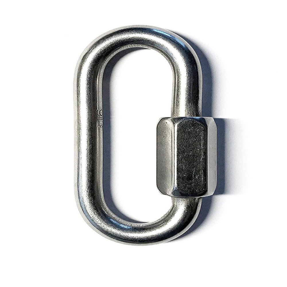 US STAINLESS Stainless Steel 316 Quick Link 3/16" (5mm) Marine Grade