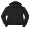 SPORT-TEK Women's Pullover Hooded Sweatshirt, Black, Small view 1