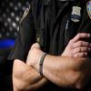 Thin Blue Line American Flag Bracelet view 3