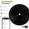 Tunturi Unisex Adult Weight Plates Rubber Plate 20.0kg, Single Plate - Black, 1 view 3