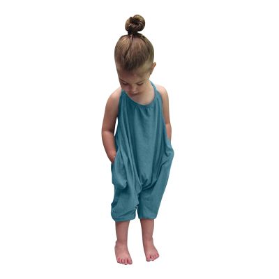 Franterd Baby Girls Straps Rompers, Kid Jumpsuits Piece Pants Clothing