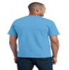 Port & Company Core Blend Pocket Tee Aquatic Blue view 2