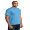 Port & Company Core Blend Pocket Tee Aquatic Blue view 4