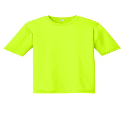 SPORT-TEK PosiCharge Tough Tee Neon Yellow