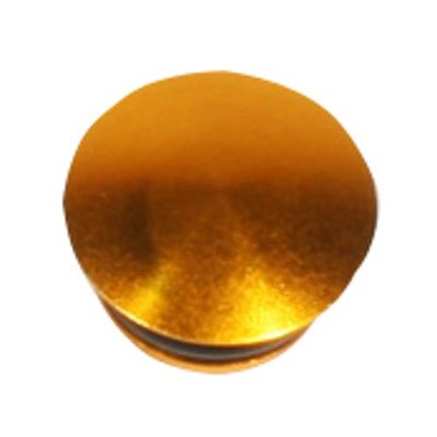 Available Reel, Aluminum, GM Knob Cap, Normal Type, knob_Cap_gm_nohl_orng, Orange