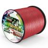 Ashconfish Braided Fishing Line-8 Strands Super Strong Fishing Wire 1000M/1093Yards 20LB-Abrasion Resistant Braided Lines-Incredible Superline-Zero Stretch-Superfine Diameter- Red view 2