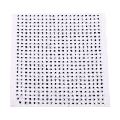 4mm 3D Fishing Eyes Fishing Lures Baits Eyes Fly Tying Crafts for DIY Lifelike 3D Fish Eyes 500Pcs Silver
