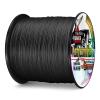 Ashconfish Braided Fishing Line-16 Strands Hollow Core Fishing Wire 1000M/1093Yards 250LB Abrasion Resistant Incredible Superline Zero Stretch Ultrathin Diameter Woven Thread Black view 3