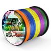Ashconfish Braided Fishing Line-16 Strands Hollow Core Fishing Wire 1000M/1093Yards 60LB Abrasion Resistant Incredible Superline Zero Stretch Ultrathin Diameter Woven Thread Multi-Color view 2