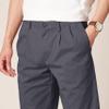 Amazon Essentials Men's Classic-Fit Wrinkle-Resistant Pleated Chino Pant (Available in Big & Tall), Charcoal, 36W x 28L view 4