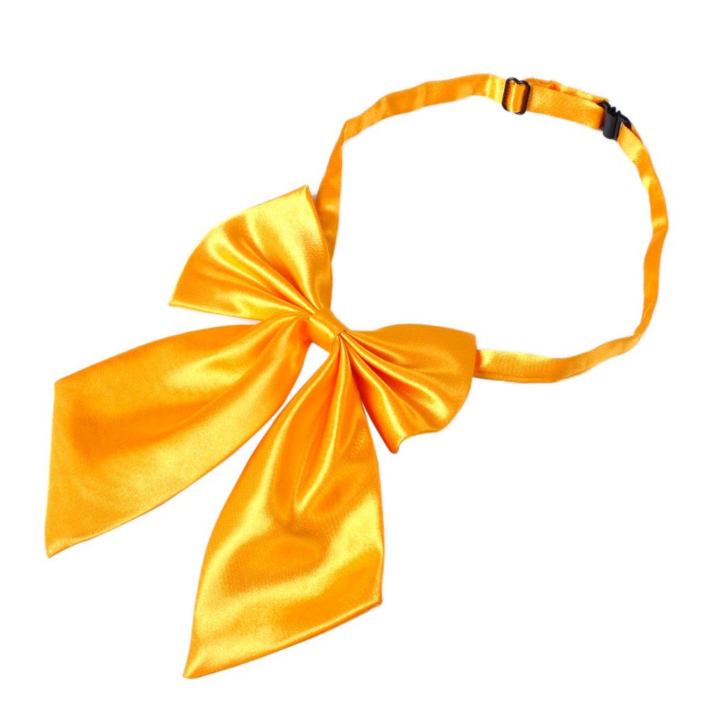 ciciTree Women Yellow Pre Knotted Bowties Ladies Bow Tie Adjustable Party Wedding