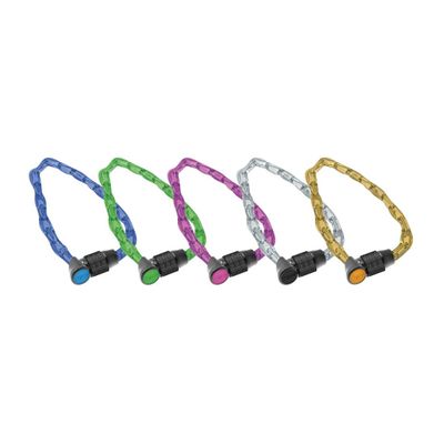 OnGuard Chain Lock Combo 80 x 4mm Mix Colours (x10)
