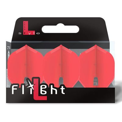 LSTYLE L1 Standard Dart Flights PRO Red 1 Set Pre-Molded