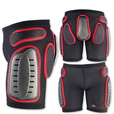 UFO PLAST PI09126 Made in Italy Plastic Padded Shorts/Size: S/Color: B/R