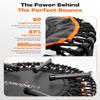MXL FIT Bounce PRO Bungee Rebounder - Premium Indoor Mini Trampoline for Adults, Silent Low-Impact Bounce, Half-Folding with Foldable Steel Legs & Carry Bag - 40 in, 400lb view 4