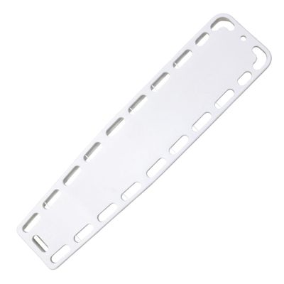 Kemp USA Spine Board for Water Rescue - X-Ray Translucent & Waterproof - with 21 Handholds & 8 Strapping Pins, 700lbs Capacity - Survival Kit & Emergency Supplies for Emergency Rescue - White
