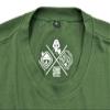HAZARD 4 Special Forces Gas Mask Graphic Tee T-Shirt - OD Green (Medium) view 3