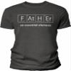 Father an Essential Element - Science Dad Shirt for Men - F/Dk. Heather-4X view 1