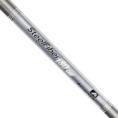 AeroTech SteelFiber i80cw Graphite Iron Shafts - .355 Taper Tip - 7 Shaft Set - Tour Shop Fresno (4 - PW, Stiff - 85gr)