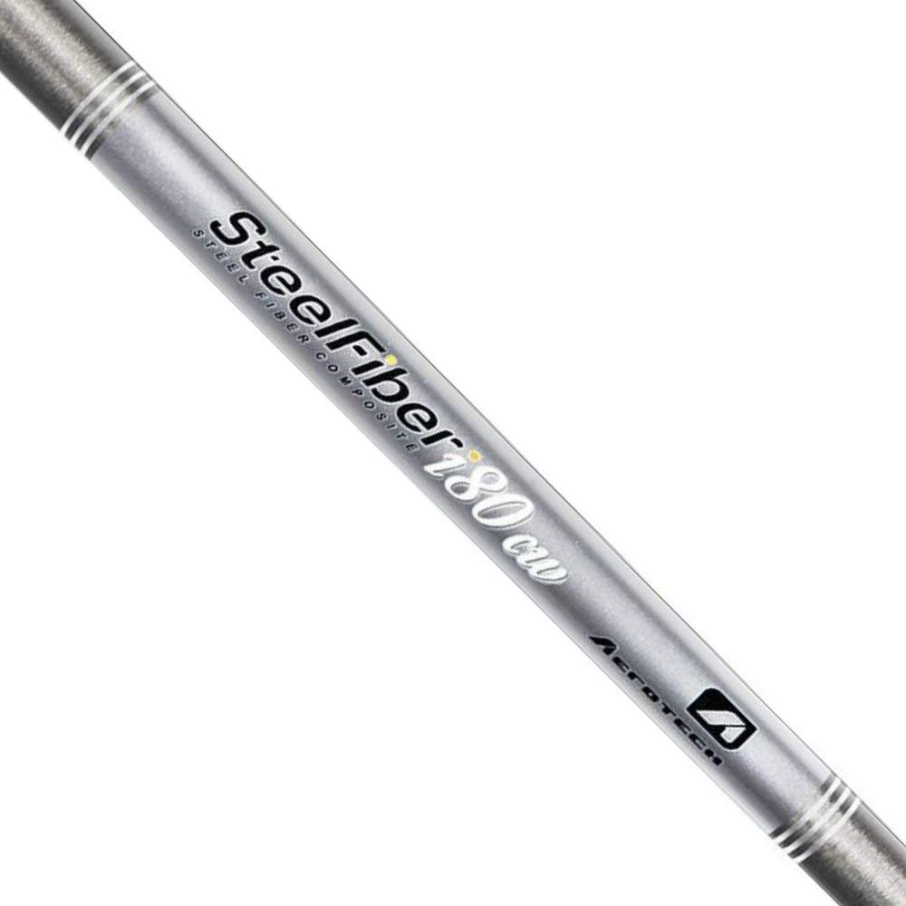 AeroTech SteelFiber i80cw Graphite Iron Shafts - .355 Taper Tip - 7 Shaft Set - Tour Shop Fresno (4 - PW, Stiff - 85gr)